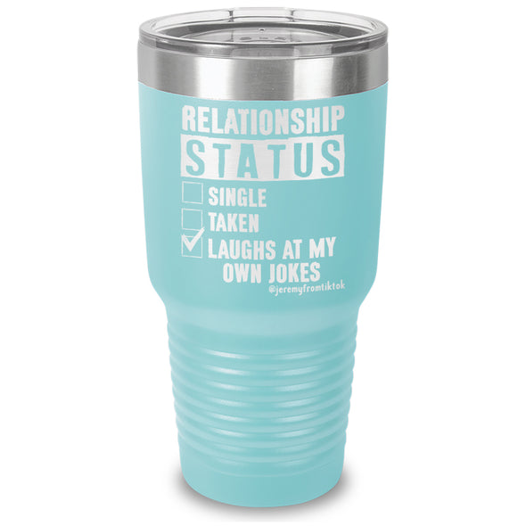 Relationship Status Laser Etched Tumbler