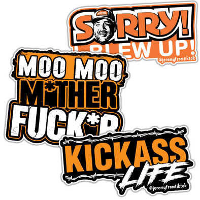 Kick Ass Sticker Pack