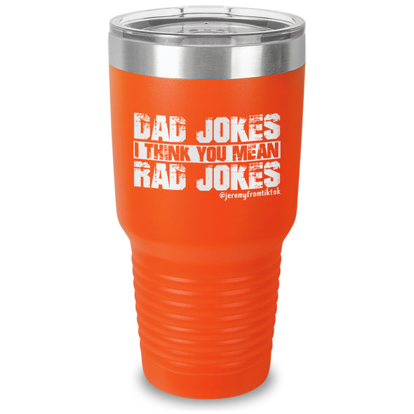 Dad Jokes Laser Etched Tumbler