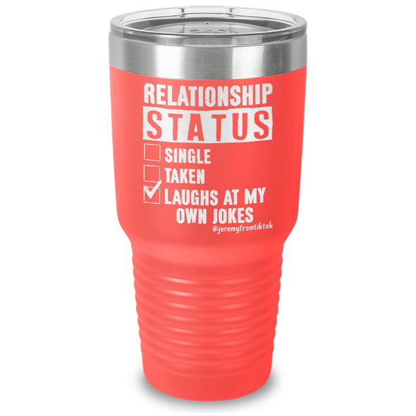 Relationship Status Laser Etched Tumbler