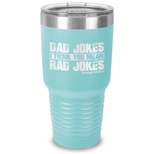 Dad Jokes Laser Etched Tumbler