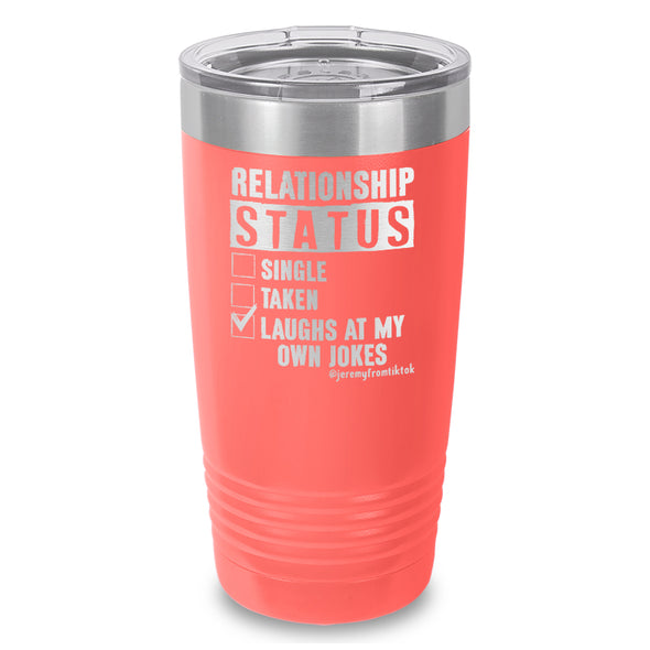 Relationship Status Laser Etched Tumbler