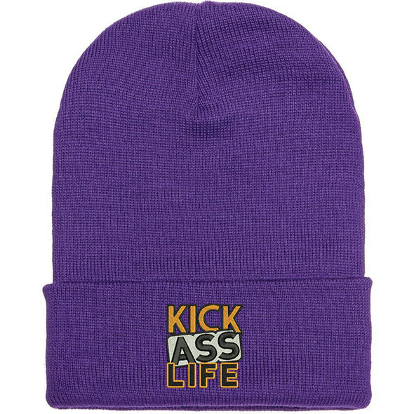 Kick Ass Life Stacked Beanie