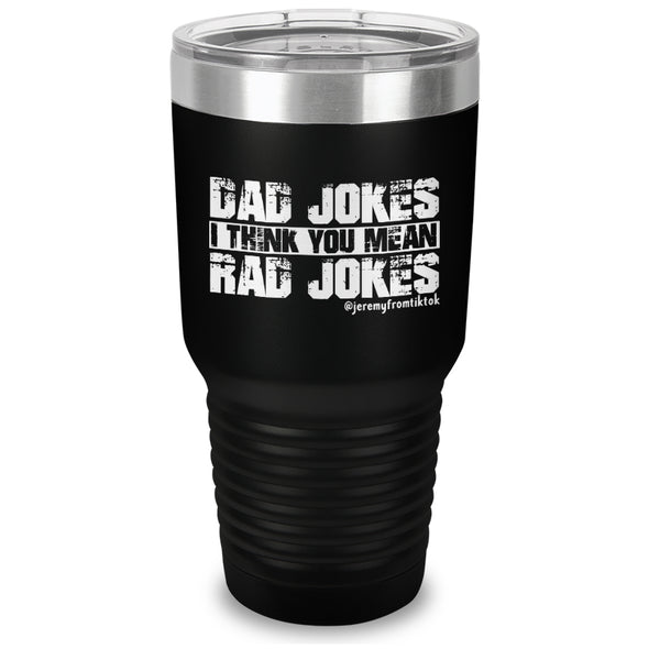 Dad Jokes Laser Etched Tumbler