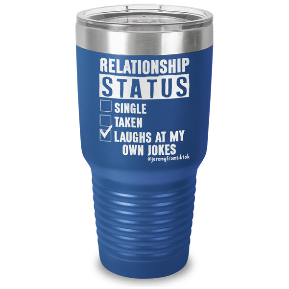 Relationship Status Laser Etched Tumbler