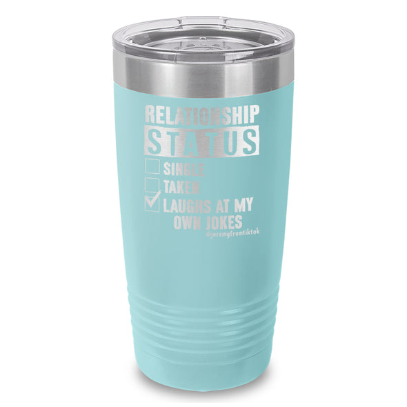 Relationship Status Laser Etched Tumbler