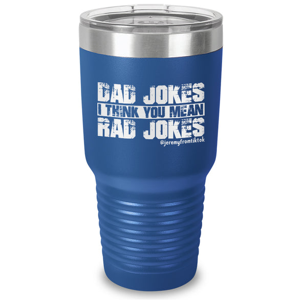 Dad Jokes Laser Etched Tumbler