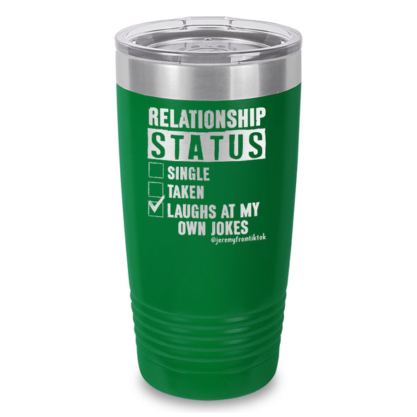 Relationship Status Laser Etched Tumbler