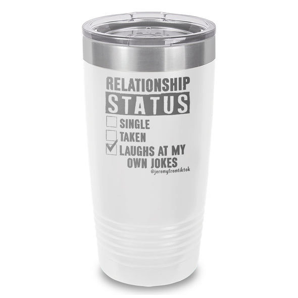 Relationship Status Laser Etched Tumbler