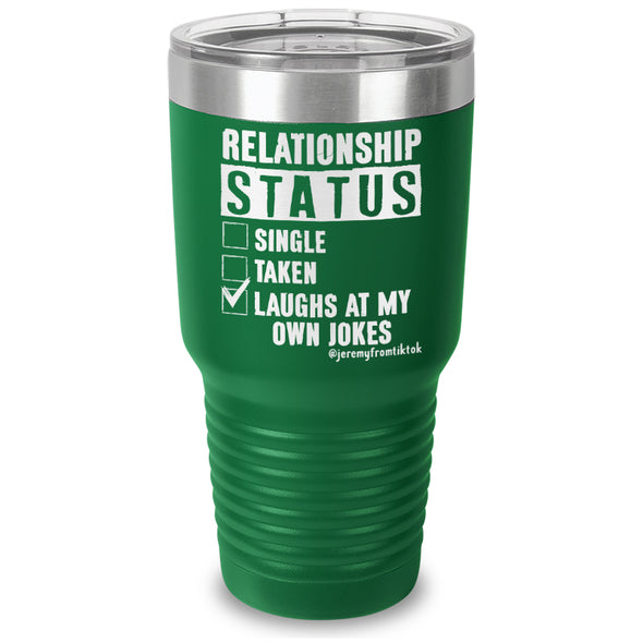 Relationship Status Laser Etched Tumbler