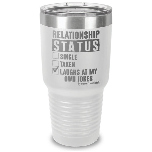 Relationship Status Laser Etched Tumbler